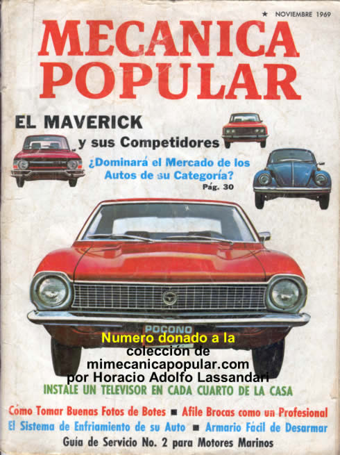 Mecánica Popular -  Noviembre 1969 