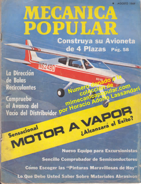 Mecánica Popular -  Agosto 1969 