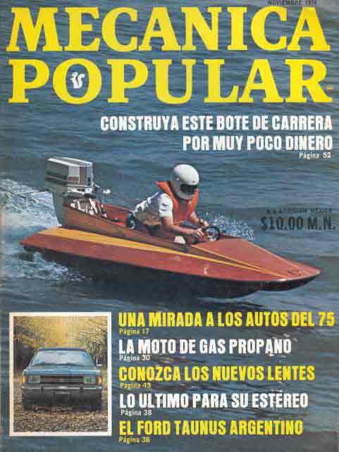 Mecánica Popular -  Noviembre 1974 