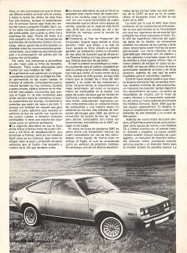 Los autos de la AMC del 80 - Diciembre 1979
