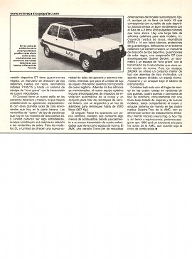 Los autos de la AMC del 80 - Diciembre 1979