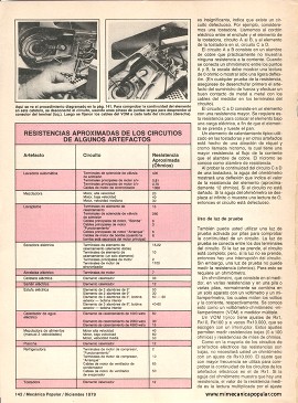 Cómo comprobar la continuidad eléctrica - Diciembre 1979