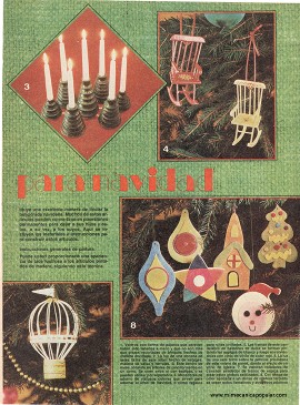 Decoración para navidad - Diciembre 1979