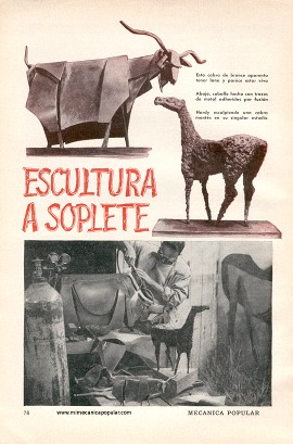 Escultura a Soplete - Julio 1955