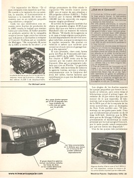 Informe de los dueños: Concord AMC - Septiembre 1978