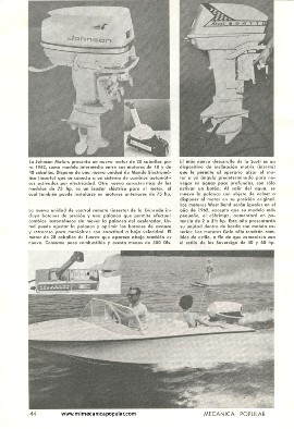 Los Motores Fuera de Borda de 1962 - Diciembre 1961
