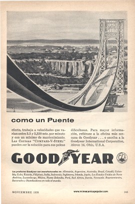 Publicidad - Correas Goodyear - Noviembre 1958