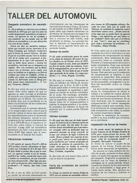 Clínica del Automóvil - Septiembre 1978